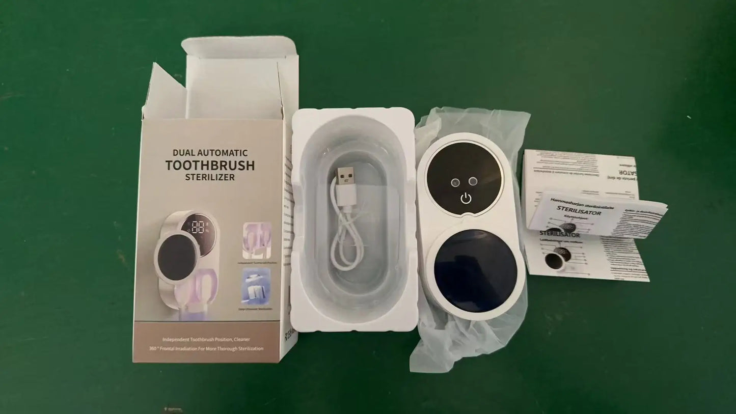Wall-mounted Smart Toothbrush Holder & Sterilizer