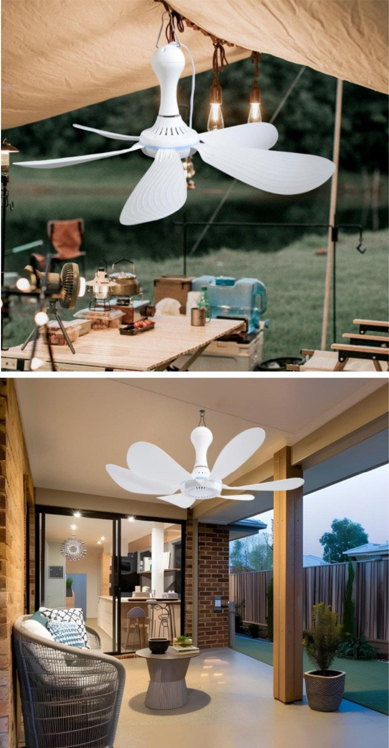 USB Ceiling Detachable Blades Portable Hanging