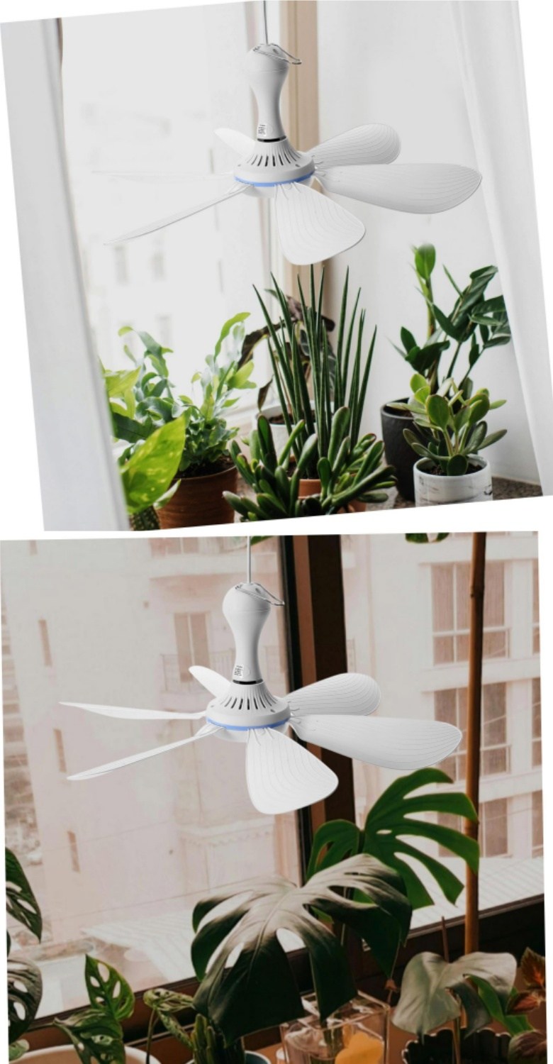 USB Ceiling Detachable Blades Portable Hanging