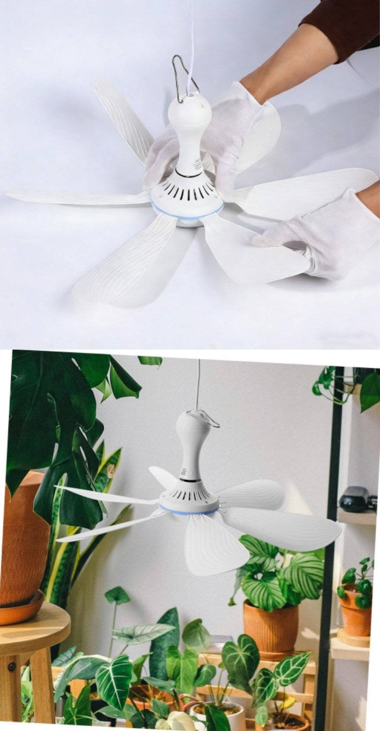 USB Ceiling Detachable Blades Portable Hanging