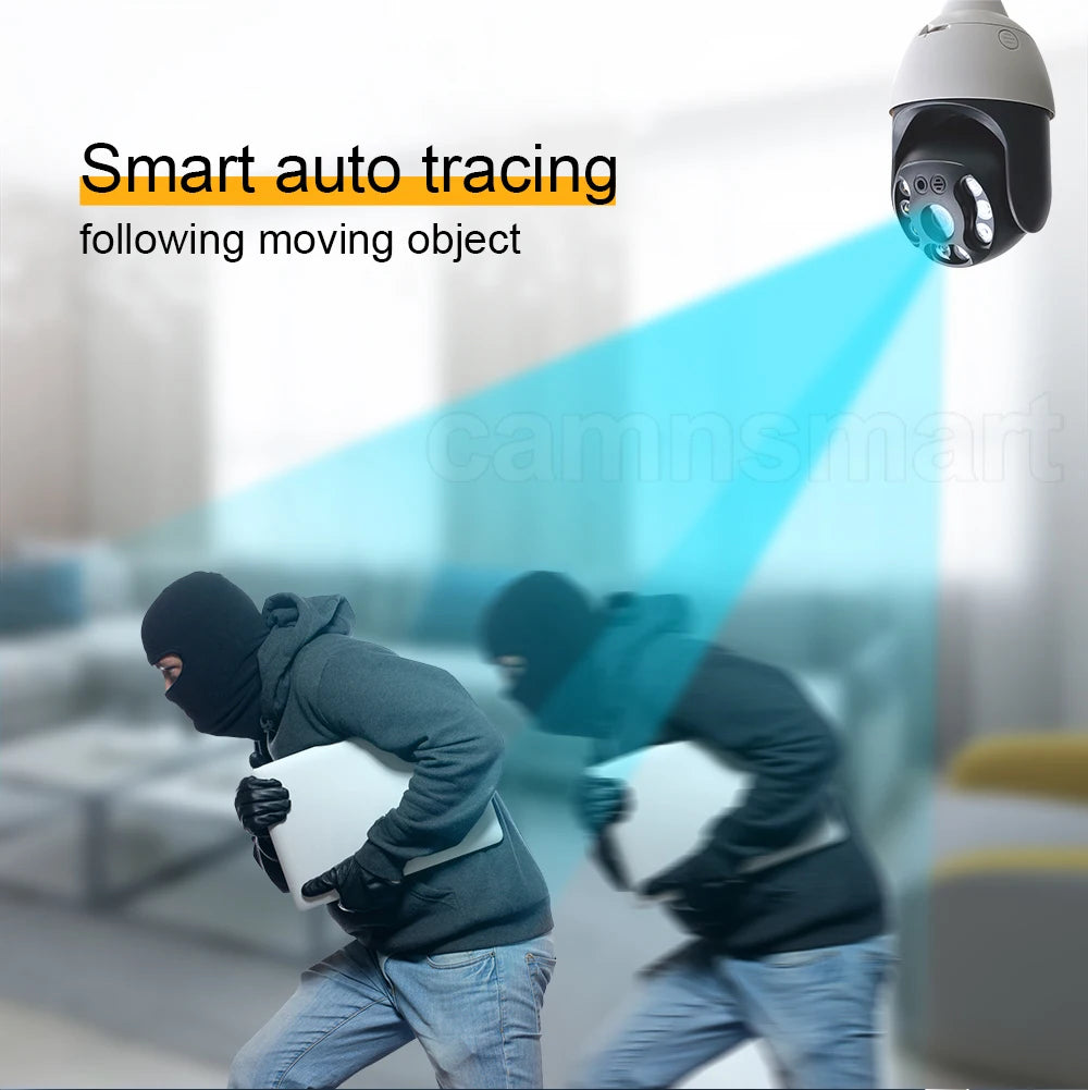Smart WIFI Bulb Security Camera
