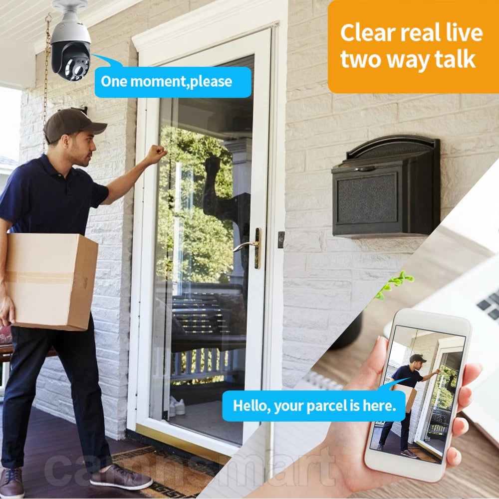 Smart WIFI Bulb Security Camera