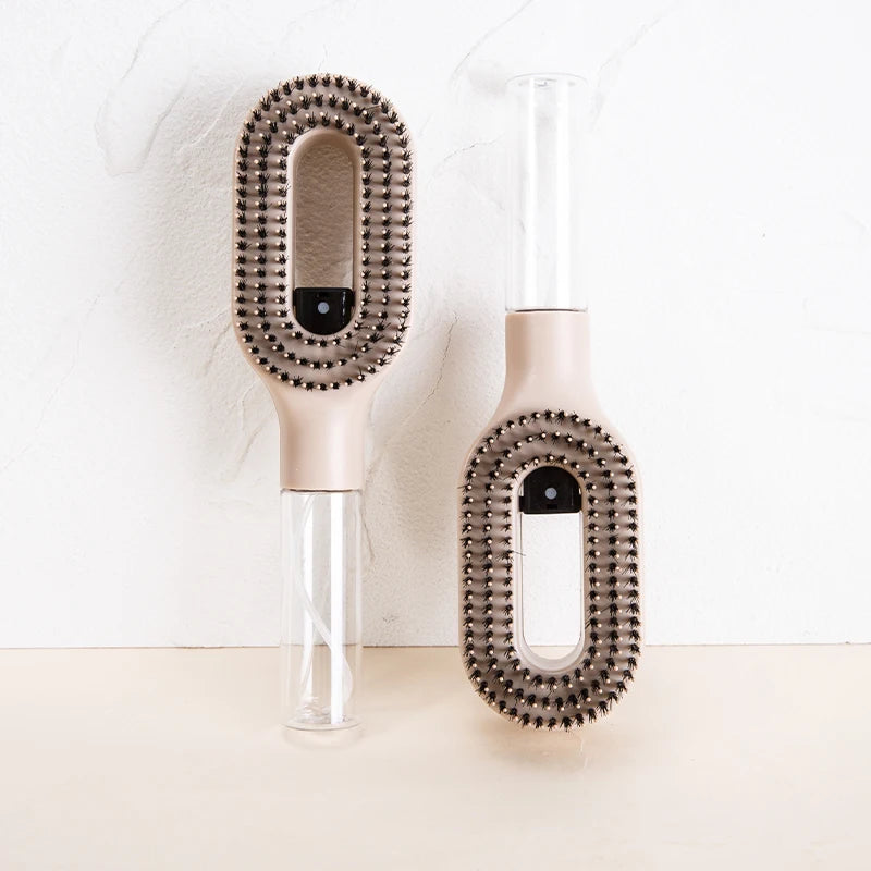 Water Spray Hair Brush Scalp Massage Brush