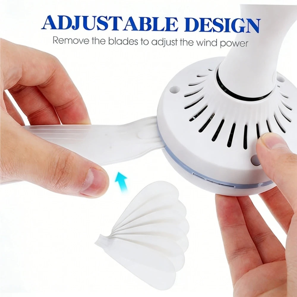 USB Ceiling Detachable Blades Portable Hanging
