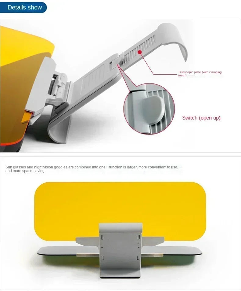 Day and Night Anti-Glare Visor