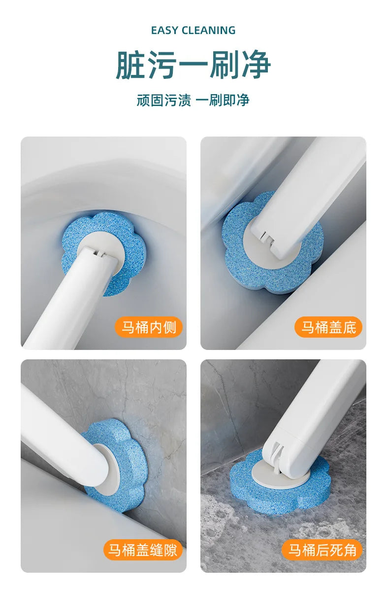 Wall-mounted Disposable Toilet Brush
