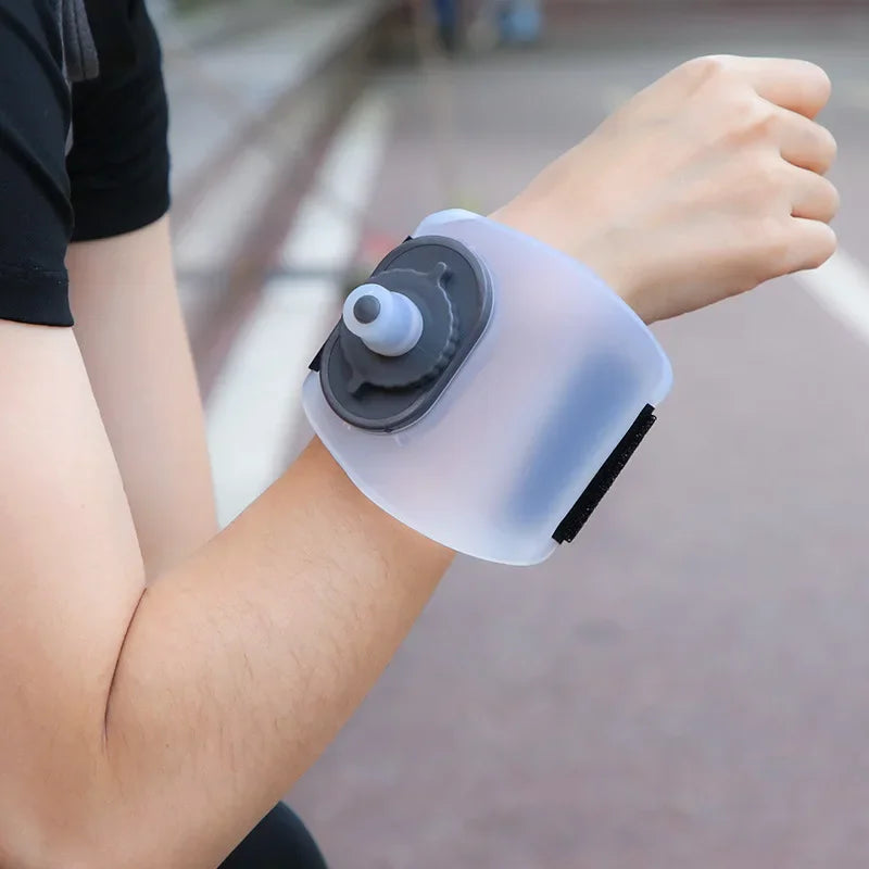 Handsfree Silicone Sports wrist water bottle