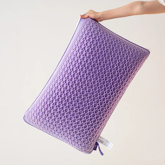 TPE Pectin Feather Pillow Neck Pillows for Sleeping Bed Pillow Pectin Cotton Two-sided Cover Home Textiles Soft Comfort Bedding