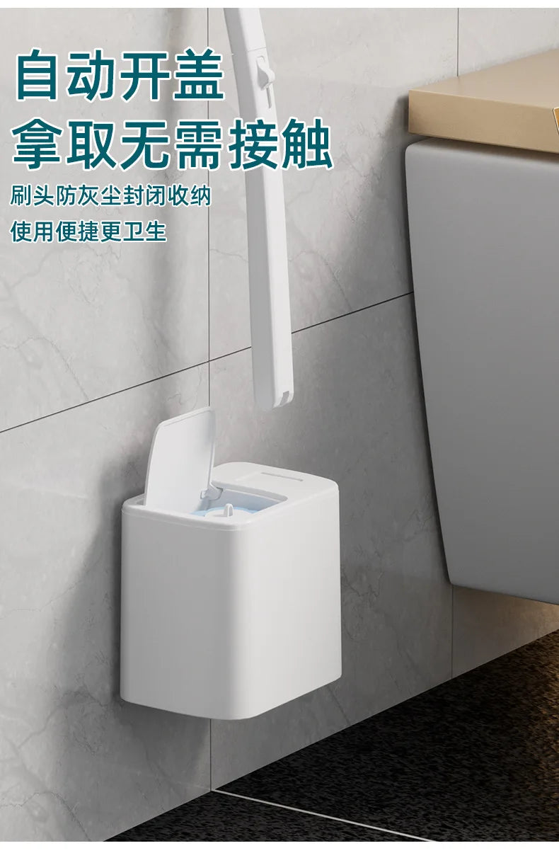 Wall-mounted Disposable Toilet Brush