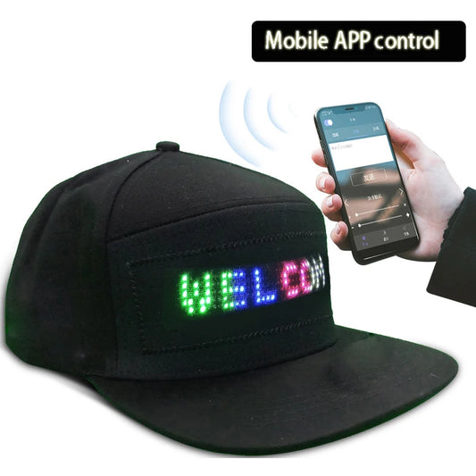 Luminous LED Bluetooth Message Cap