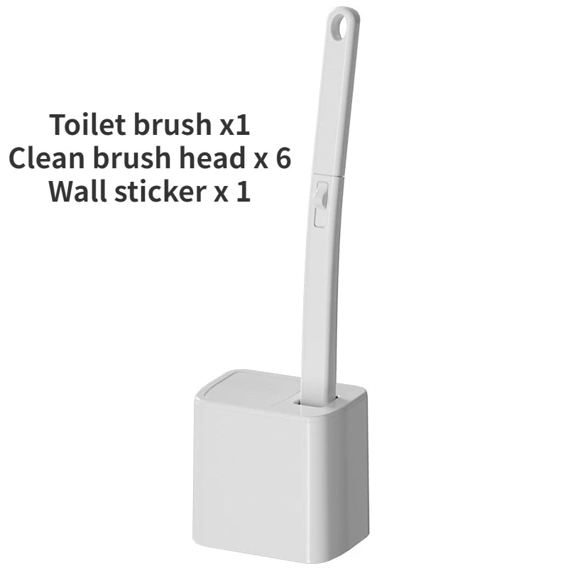 Wall-mounted Disposable Toilet Brush