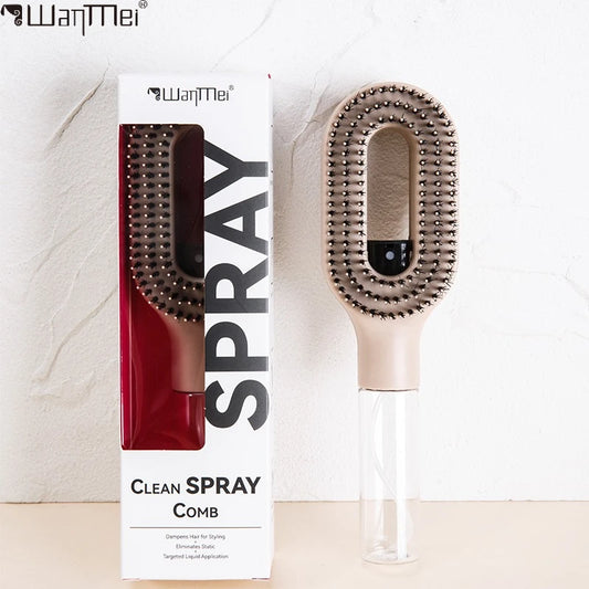 Water Spray Hair Brush Scalp Massage Brush