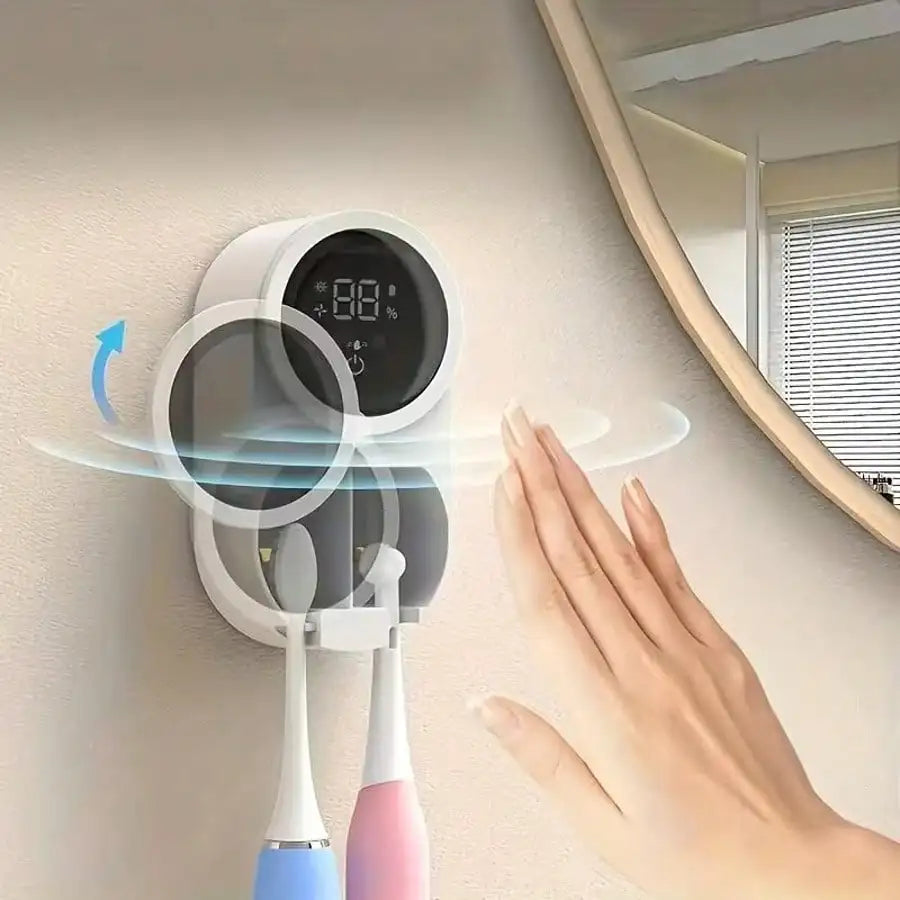 Wall-mounted Smart Toothbrush Holder & Sterilizer