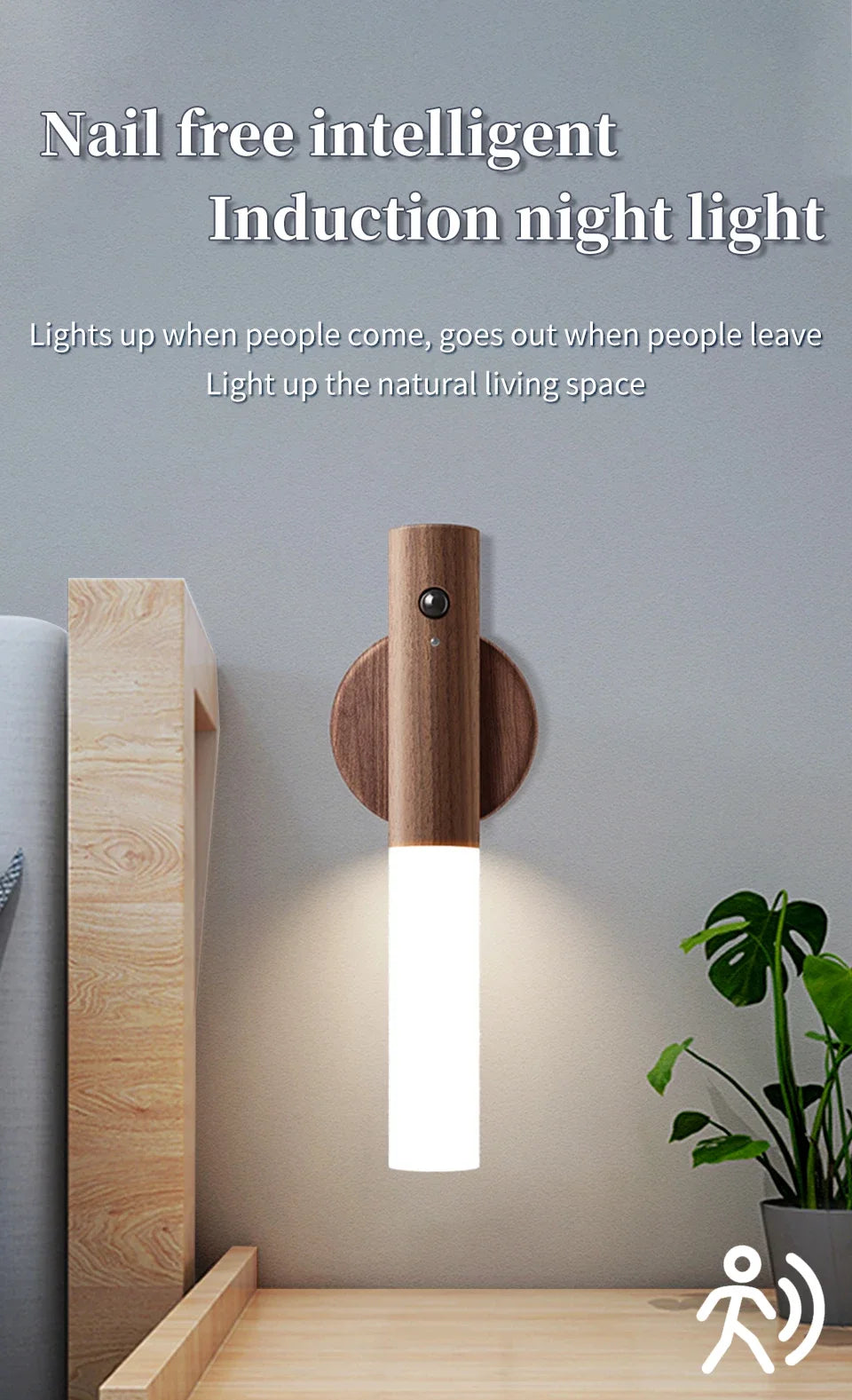 Motion Sensor Rechargable Night Light