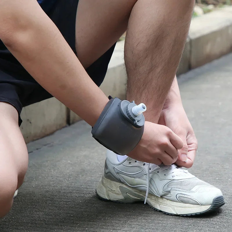 Handsfree Silicone Sports wrist water bottle