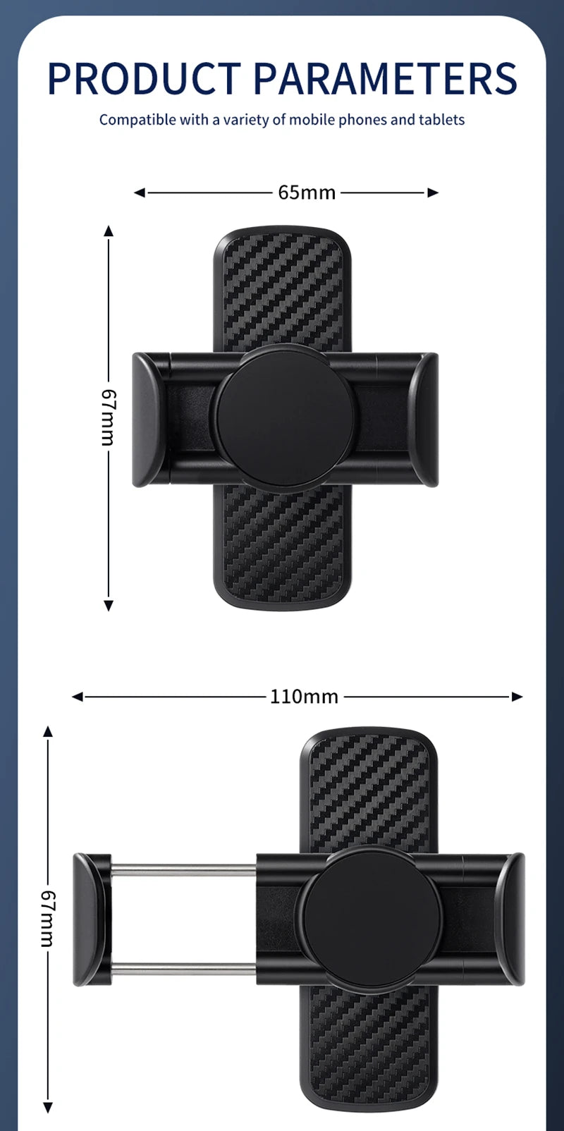 360° Magnetic Gym Phone Holder