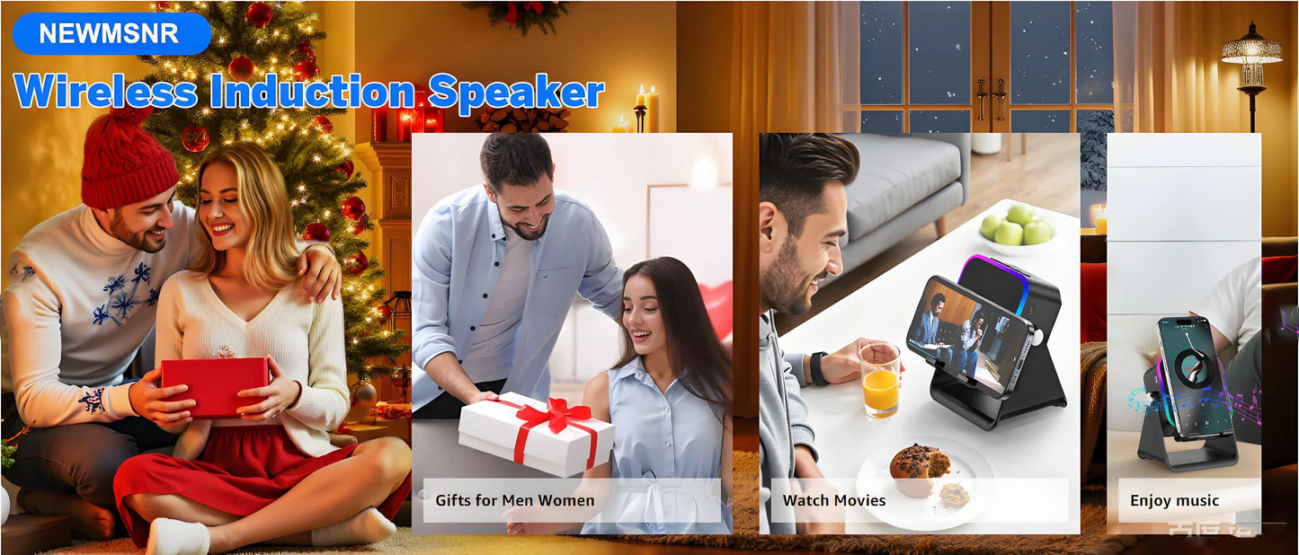 5 In 1 Wireless Induction Speaker