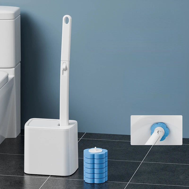 Wall-mounted Disposable Toilet Brush