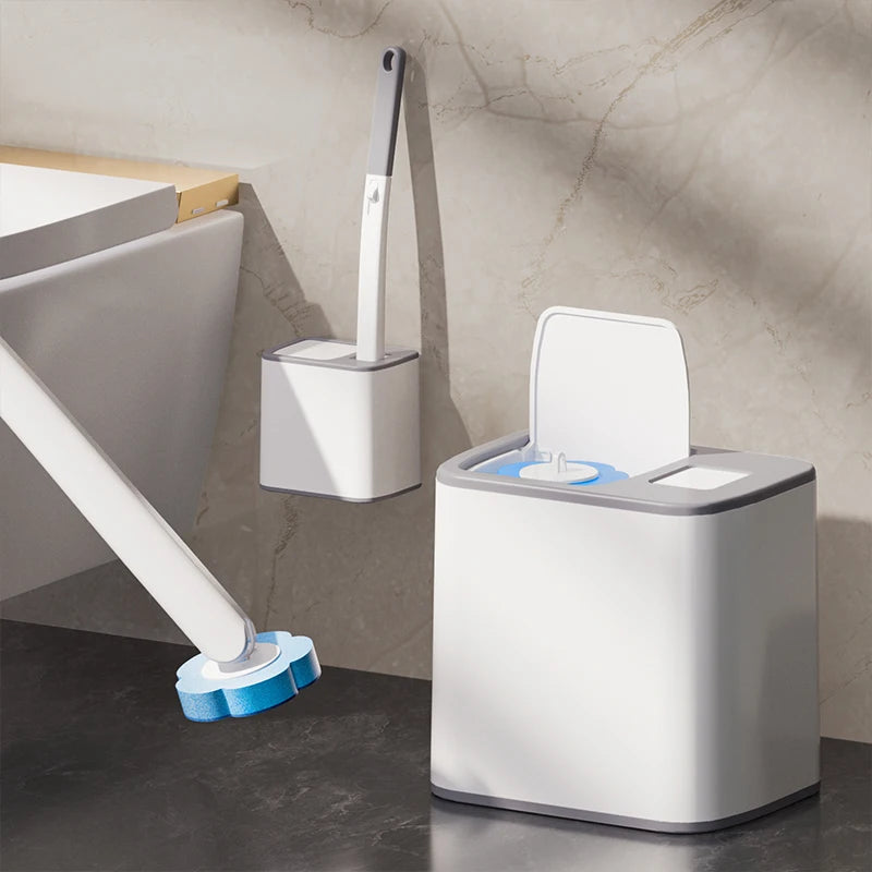 Wall-mounted Disposable Toilet Brush