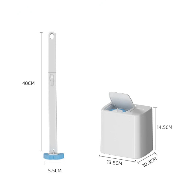 Wall-mounted Disposable Toilet Brush