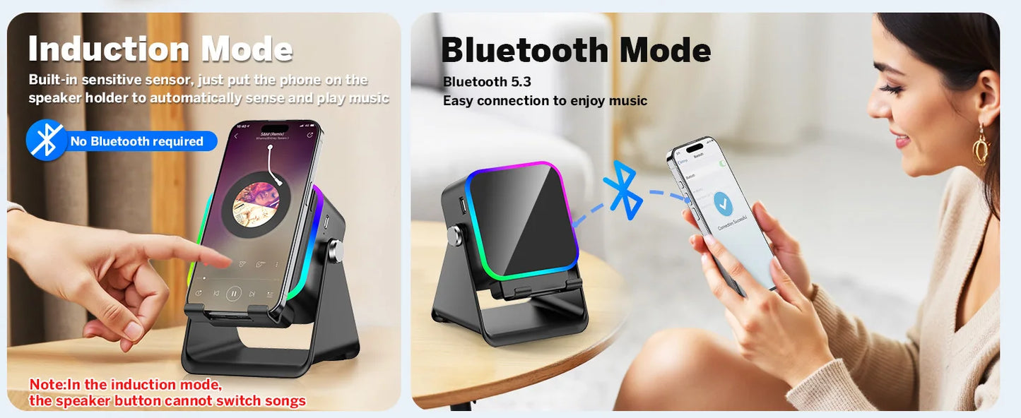 5 In 1 Wireless Induction Speaker