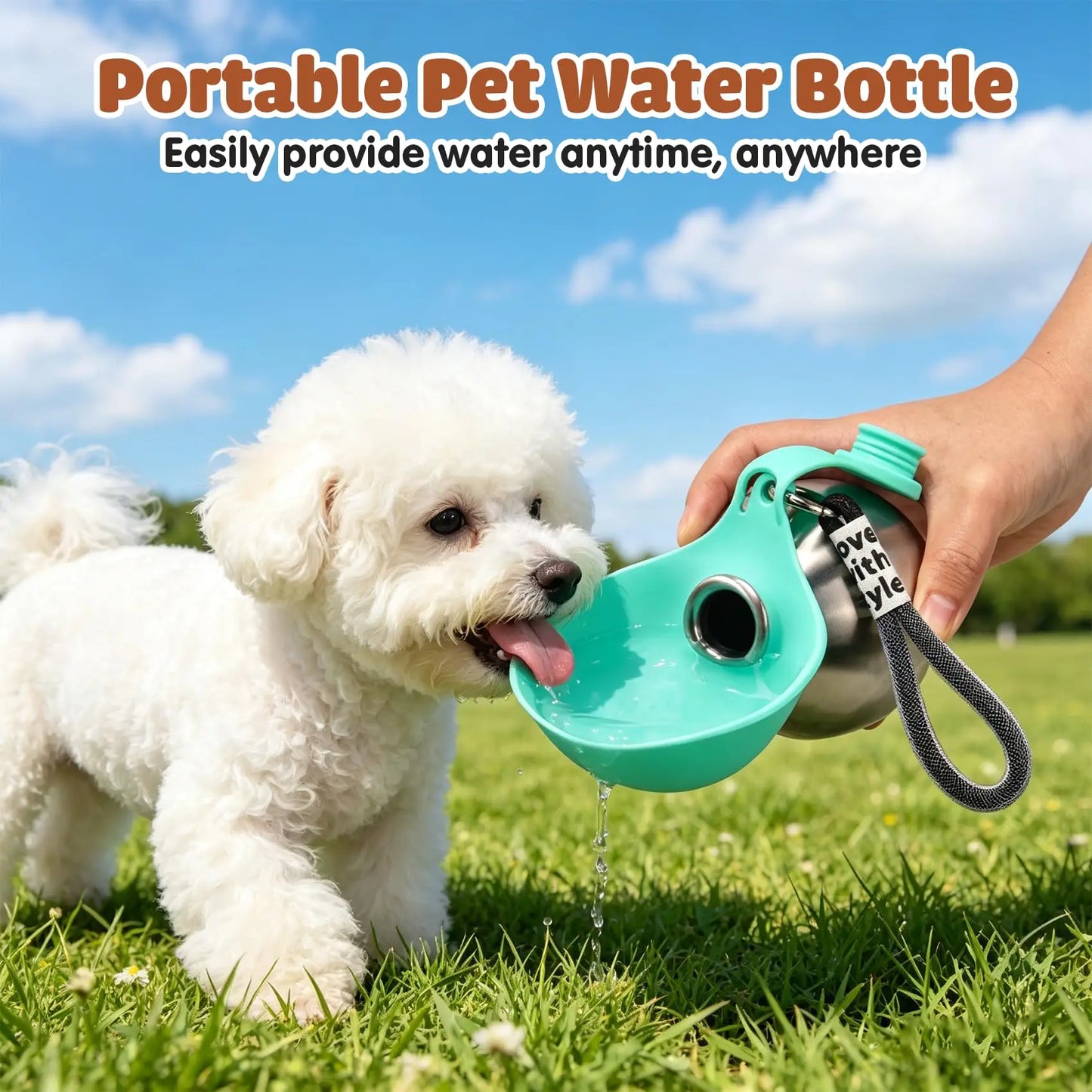 Stainless Steel Dog Water Bottle