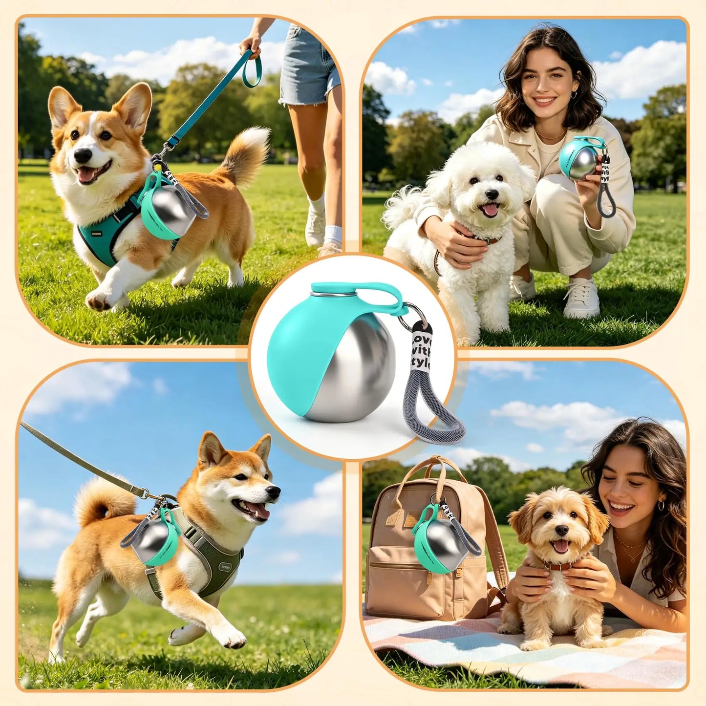 Stainless Steel Dog Water Bottle