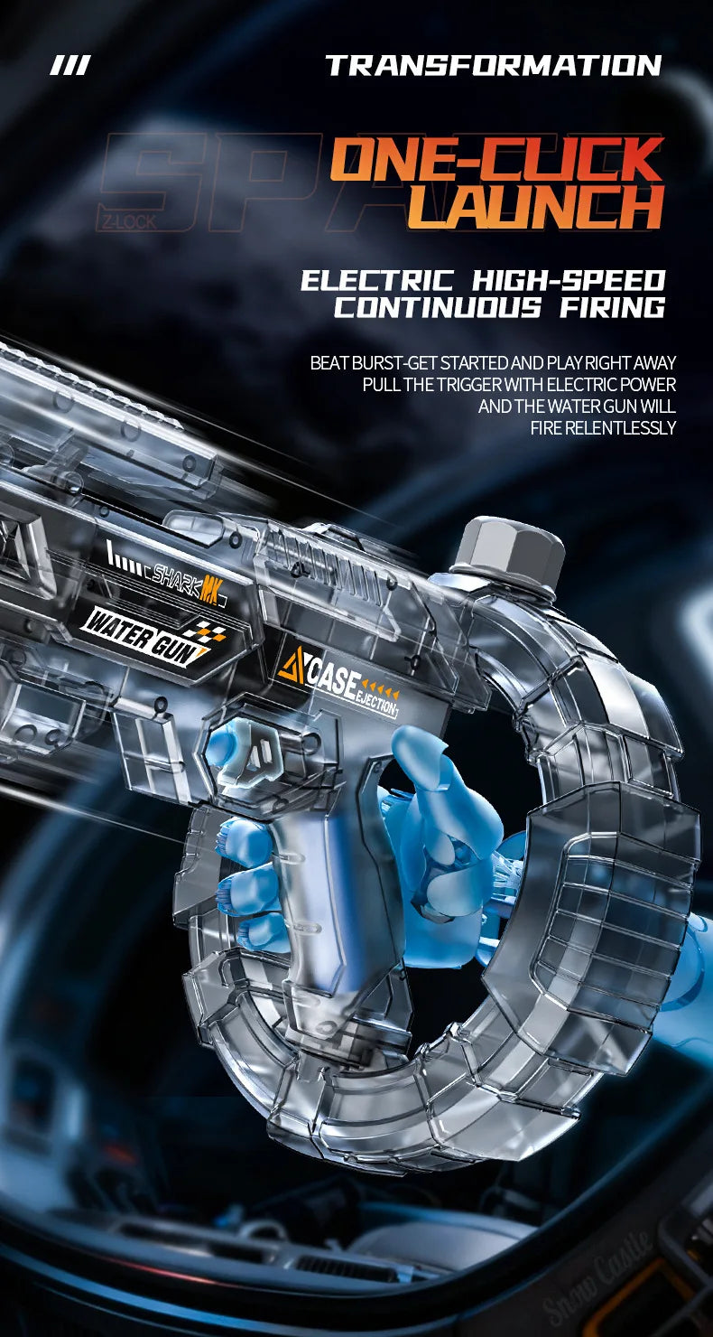 Space Electric Water Gun LED Lights