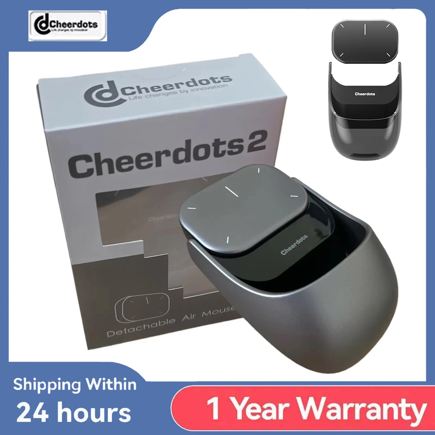 Wireless Detachable Air Mouse