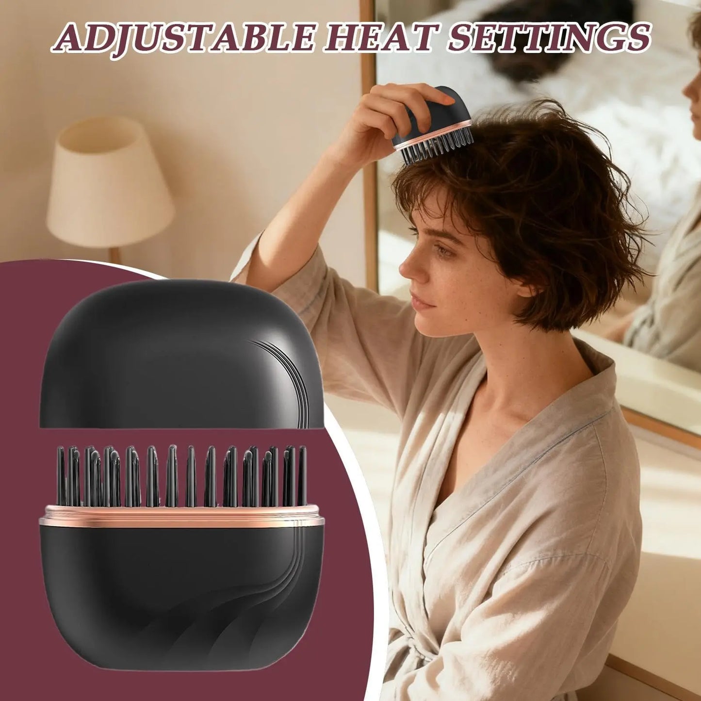 Mini Rechargeable Portable Hair Straightener