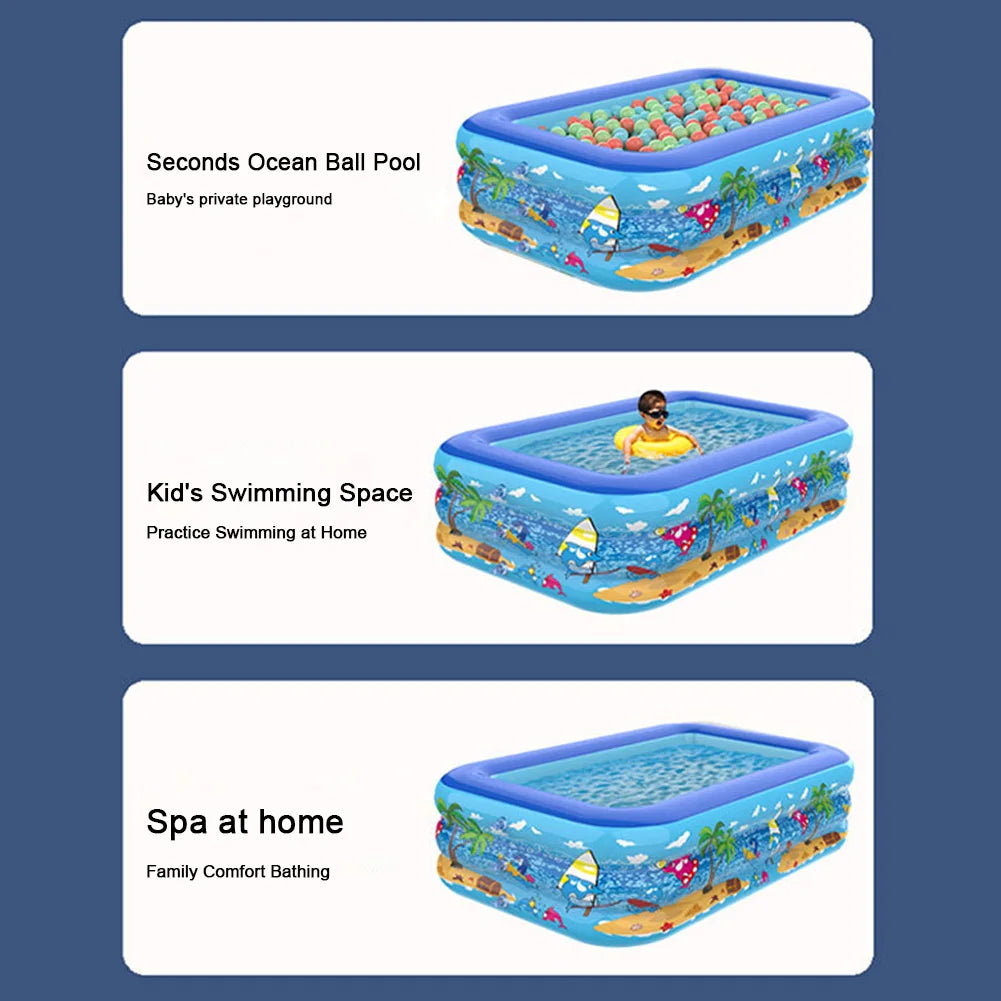 Large Inflatable Family Pools