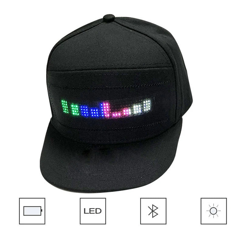 Luminous LED Bluetooth Message Cap