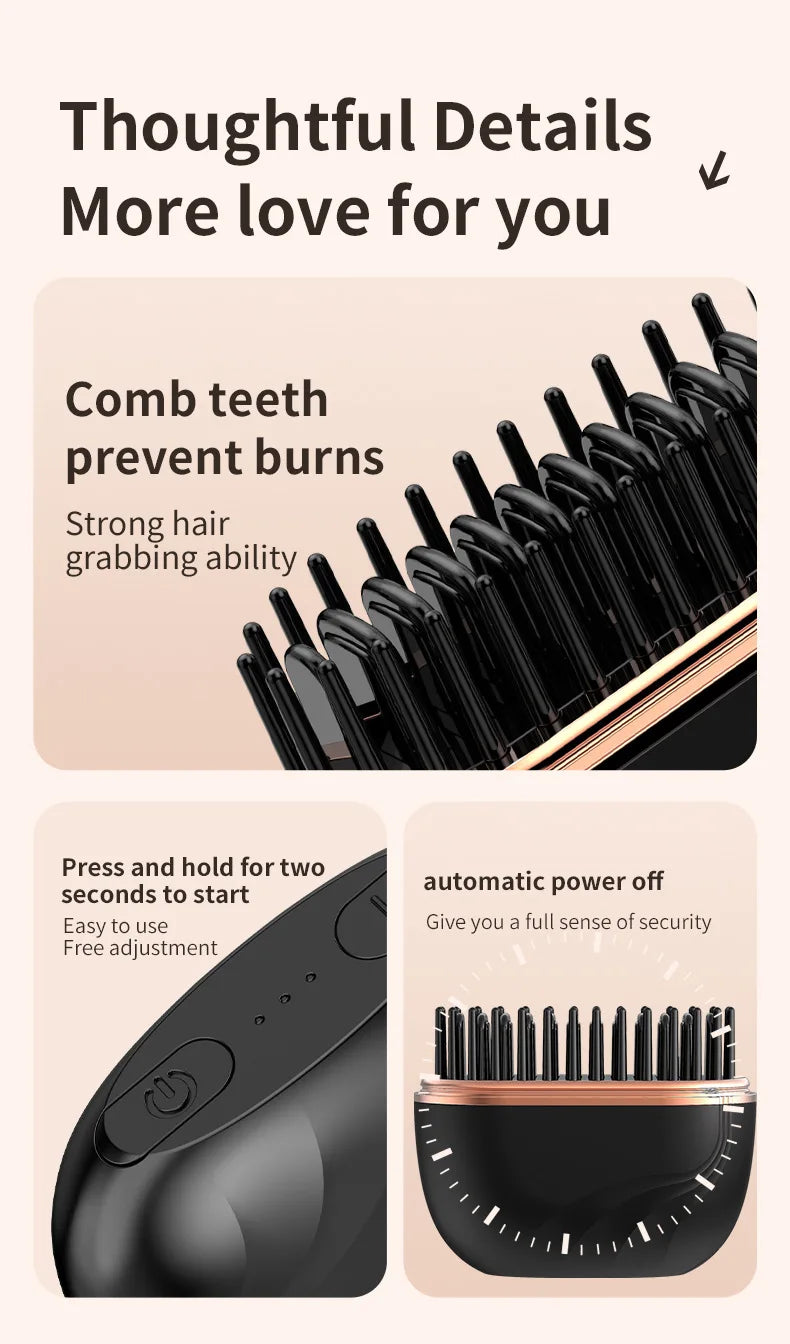 Mini Rechargeable Portable Hair Straightener