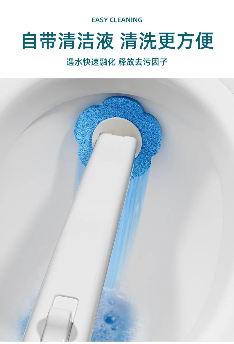 Wall-mounted Disposable Toilet Brush