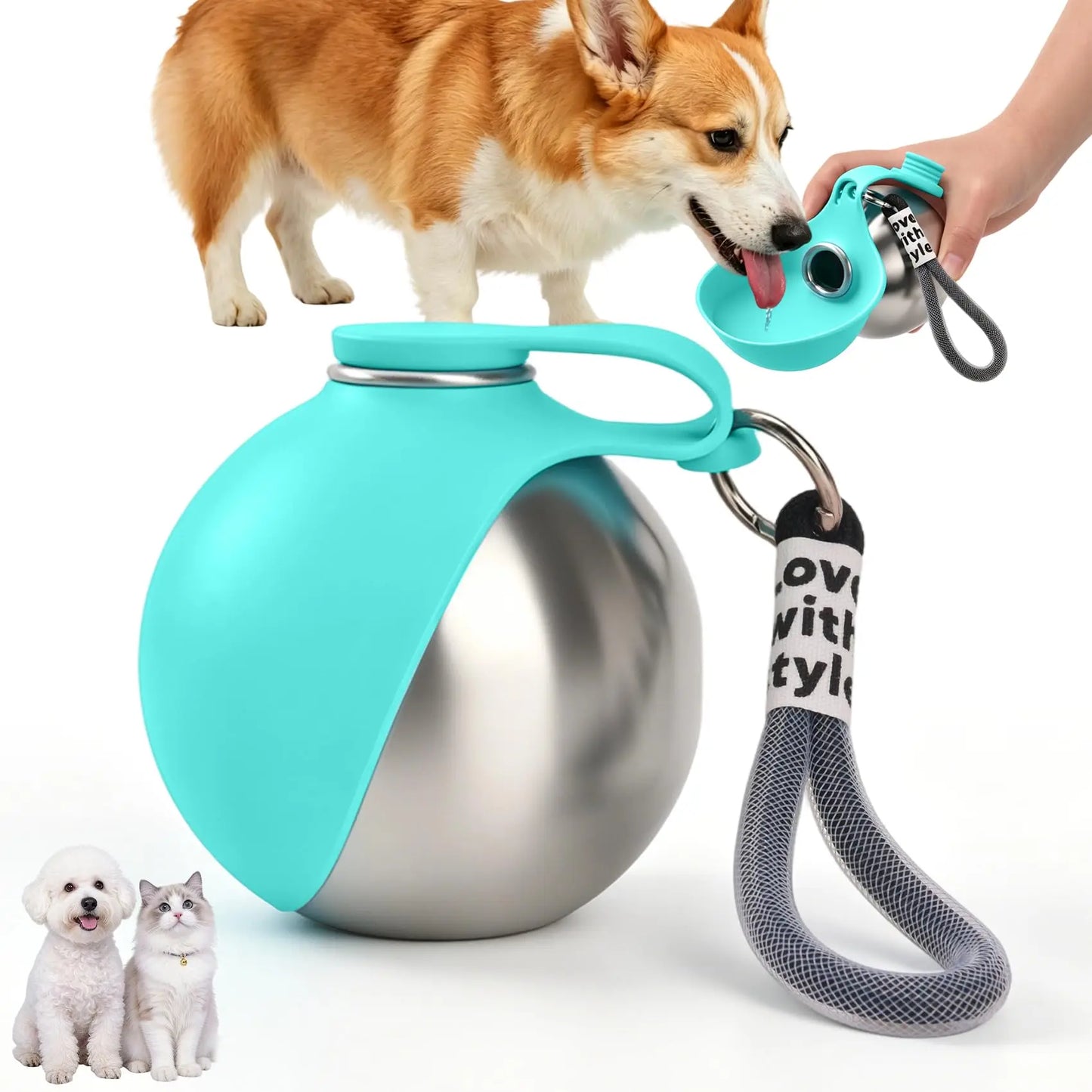 Stainless Steel Dog Water Bottle