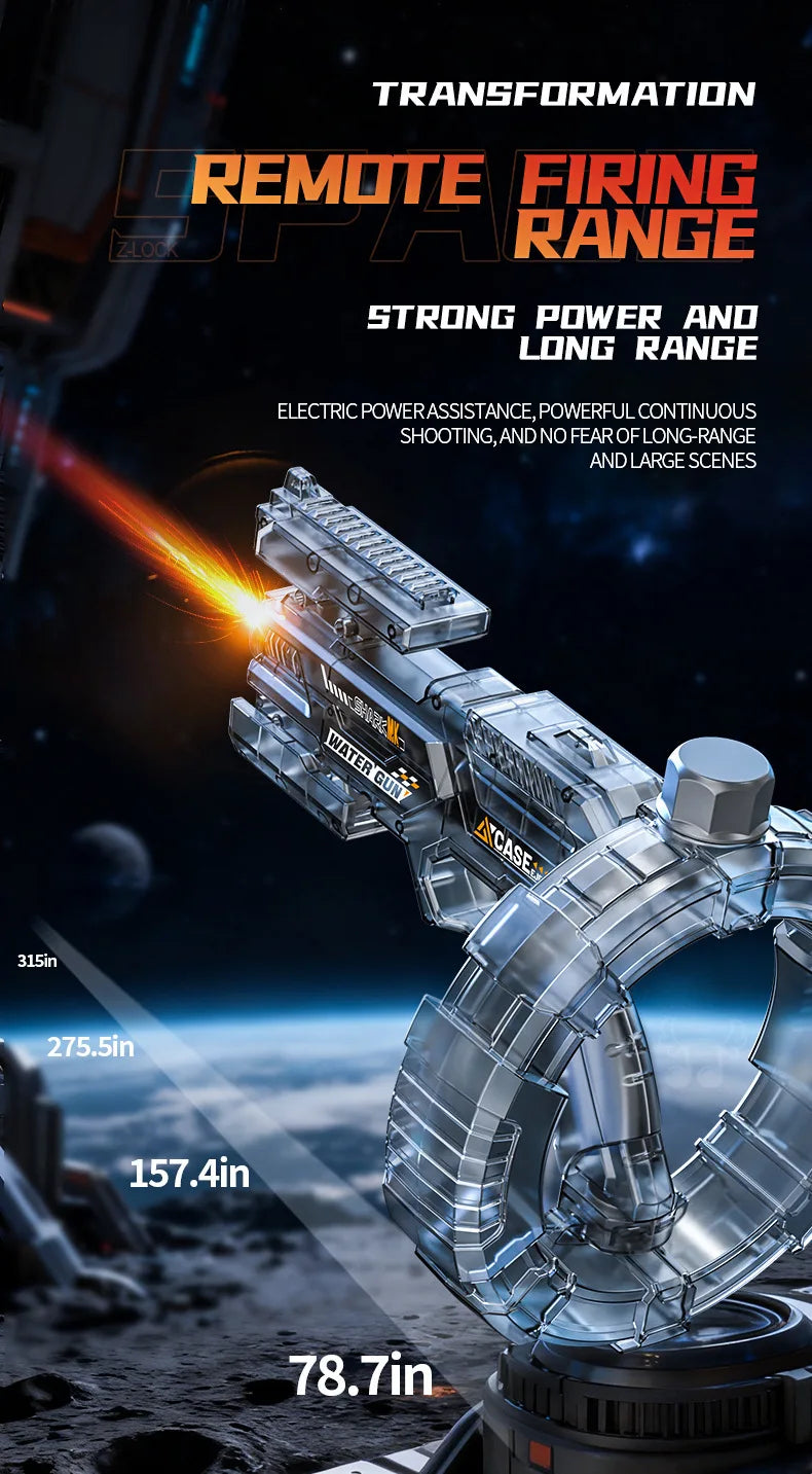 Space Electric Water Gun LED Lights