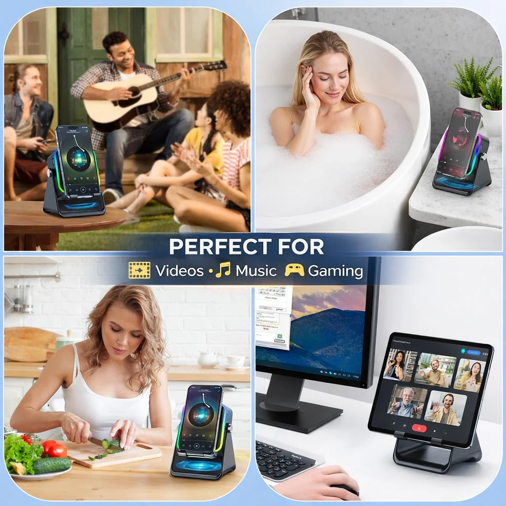 5 In 1 Wireless Induction Speaker