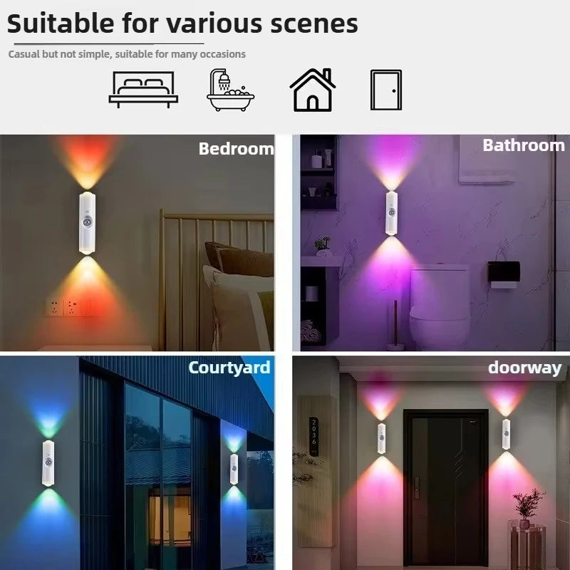 Double Sunset LED Night  Wall Lamp
