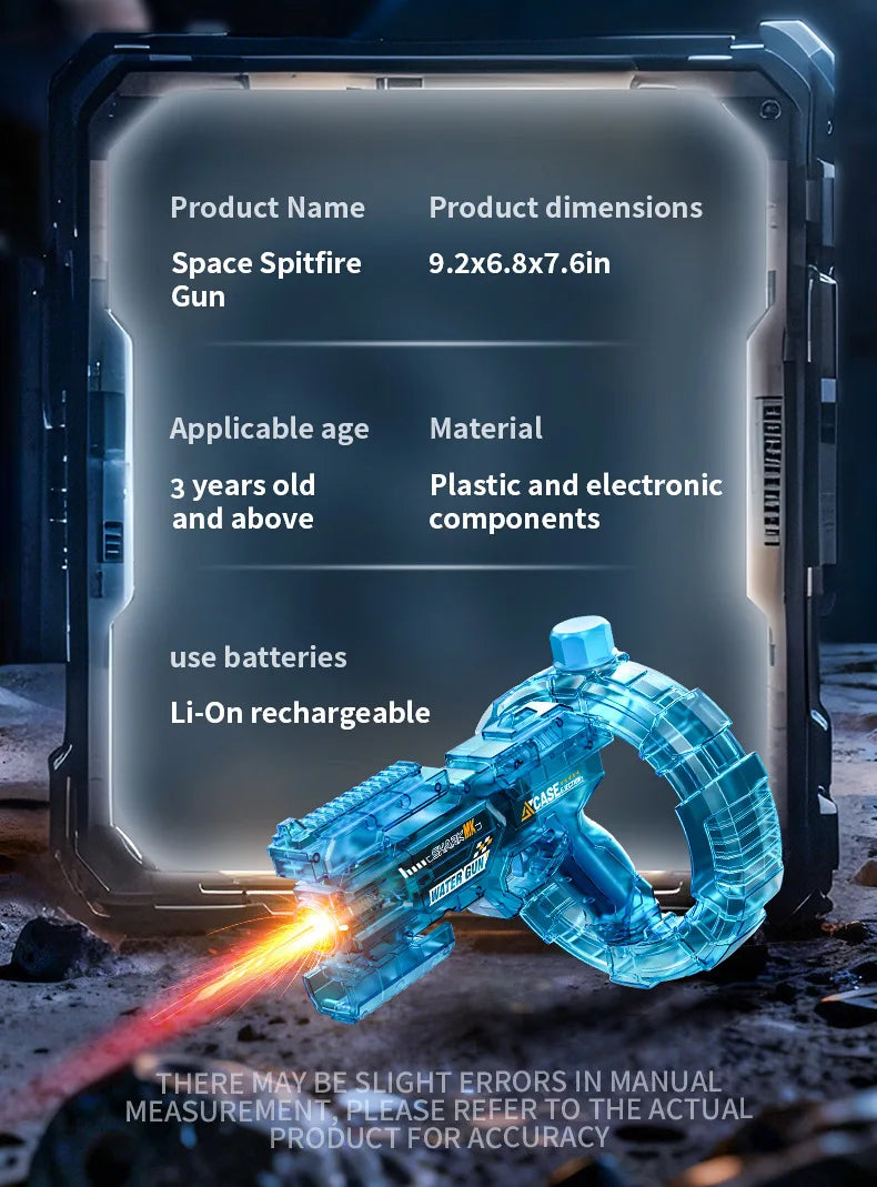 Space Electric Water Gun LED Lights