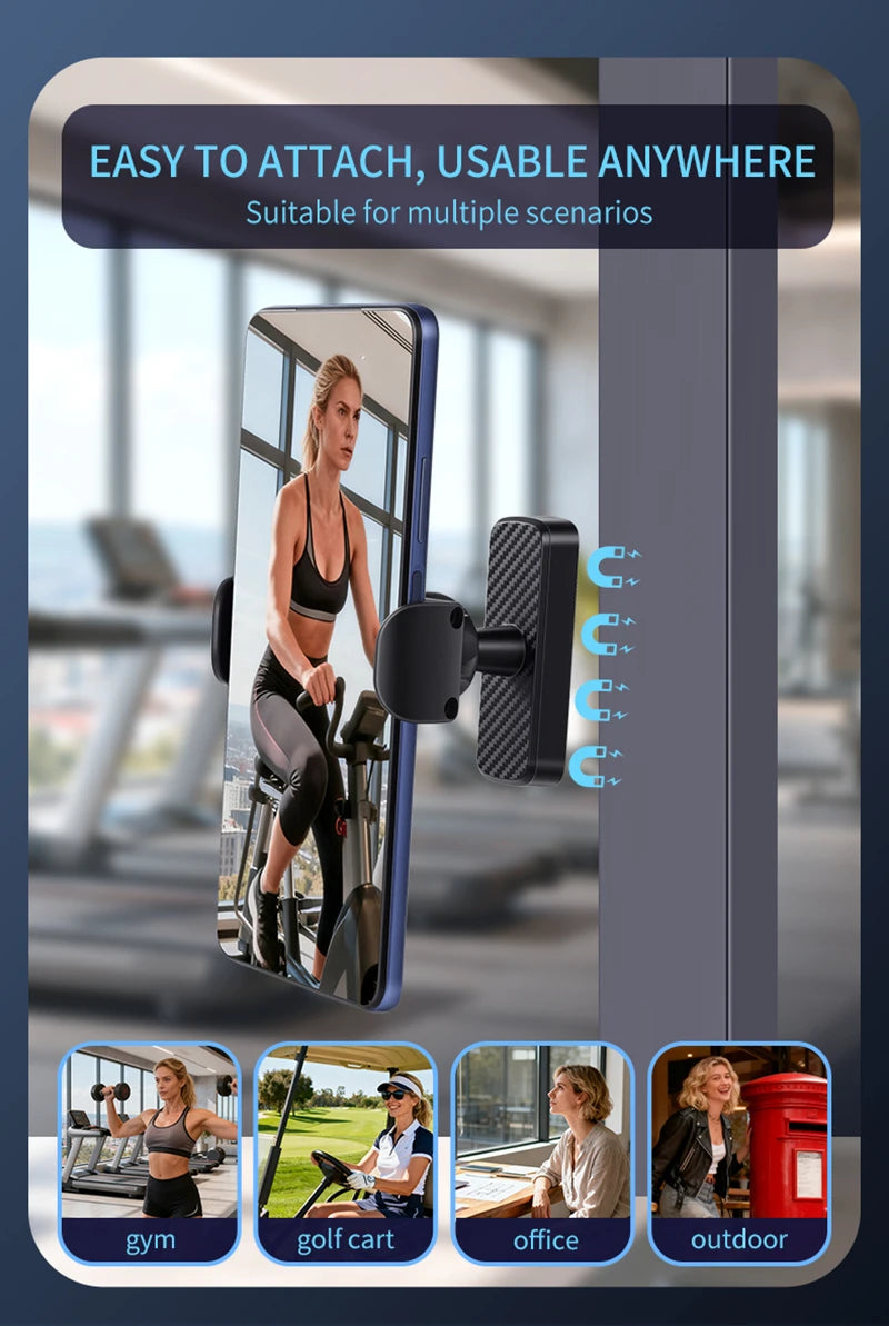 360° Magnetic Gym Phone Holder