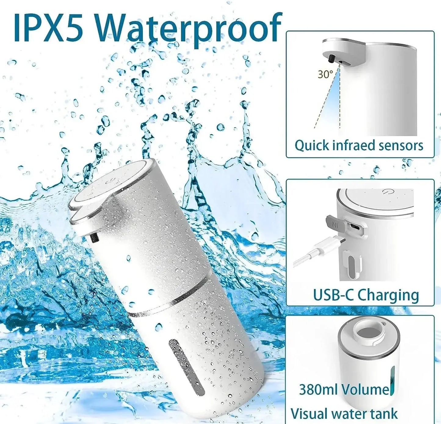 Auto Liquid Foam/Soap Dispenser