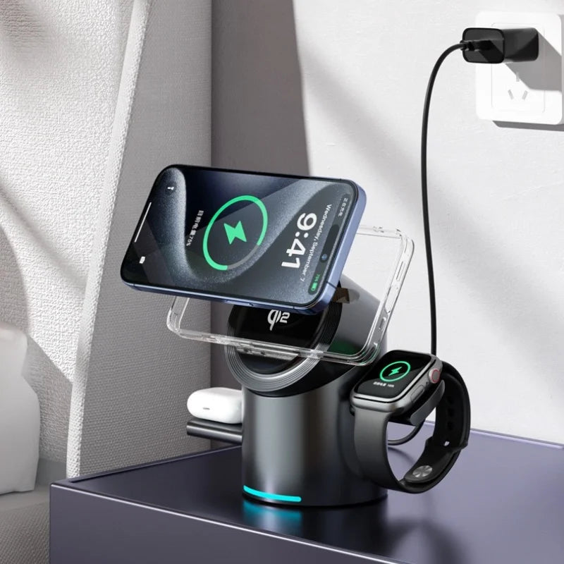 Qi2 3 In 1 Magnetic Wireless Charger