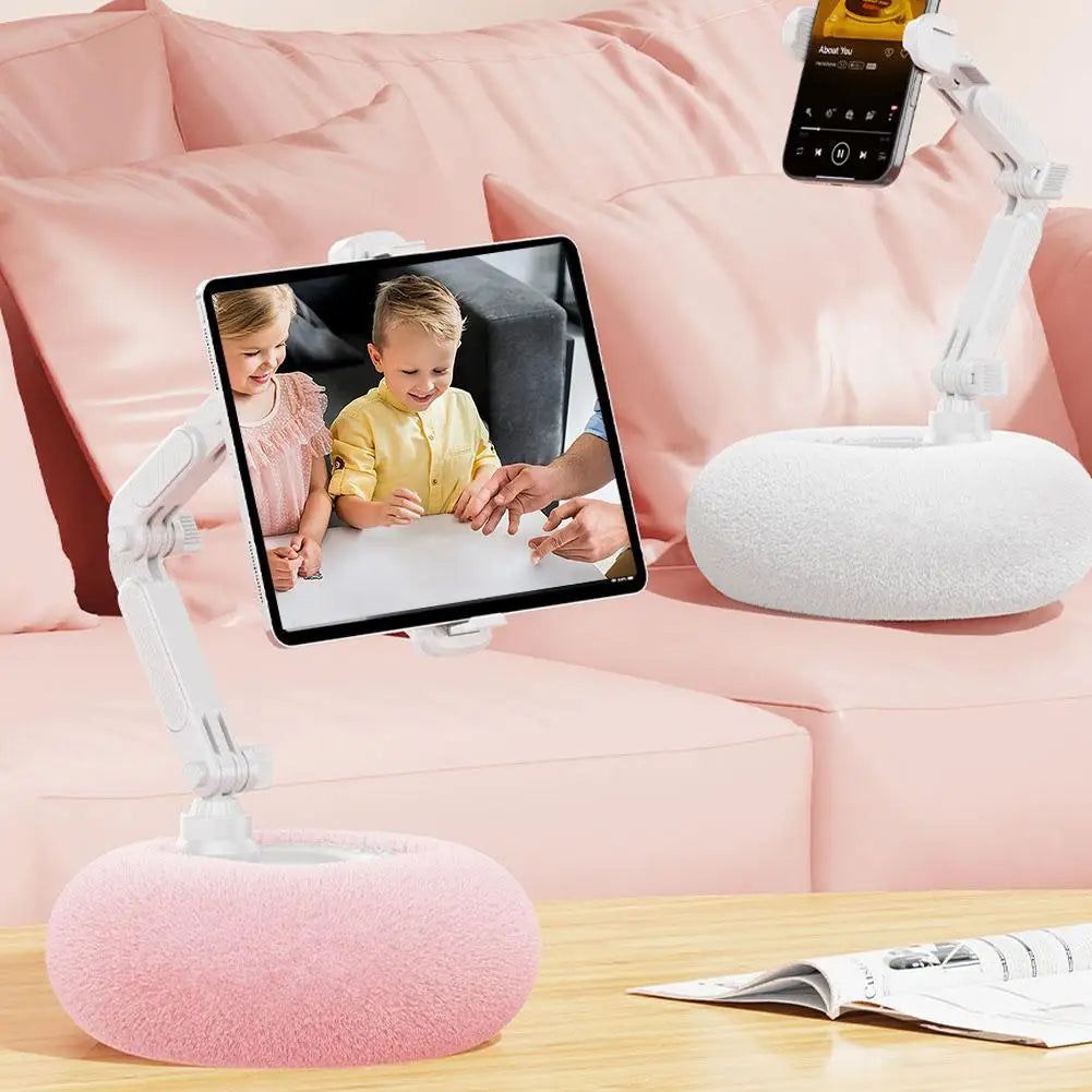 Plush Pillow Mobile Phone / Tablet Stand