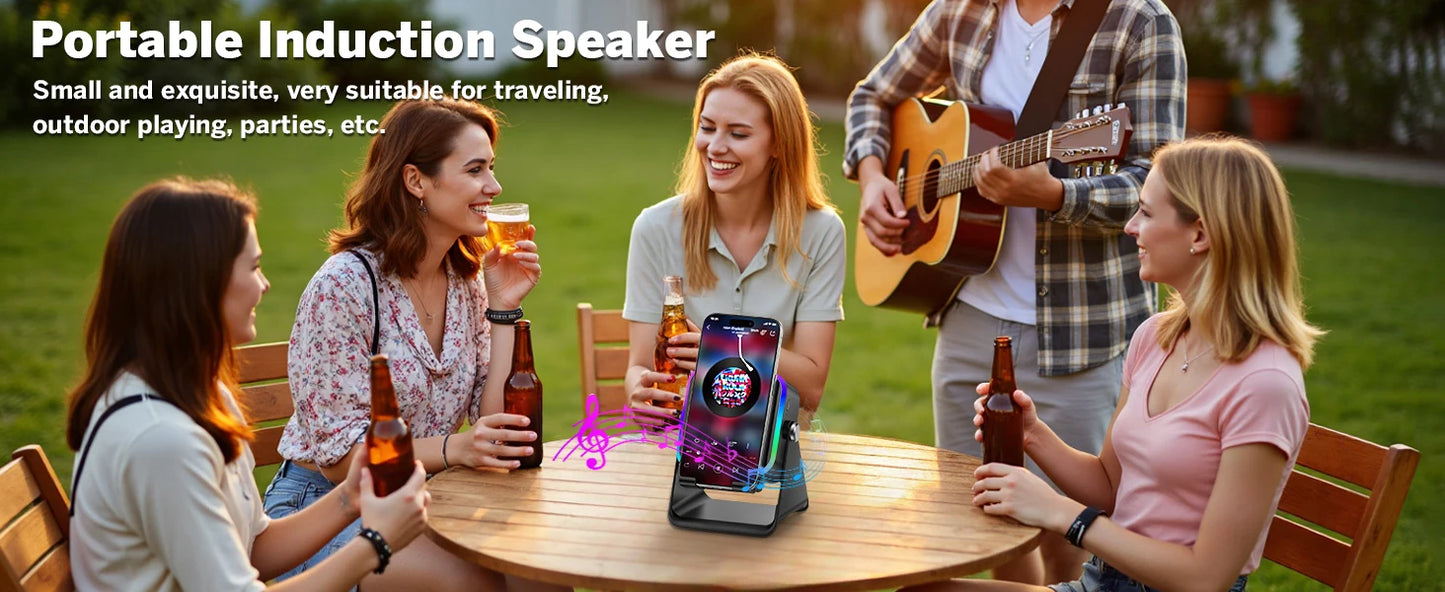5 In 1 Wireless Induction Speaker