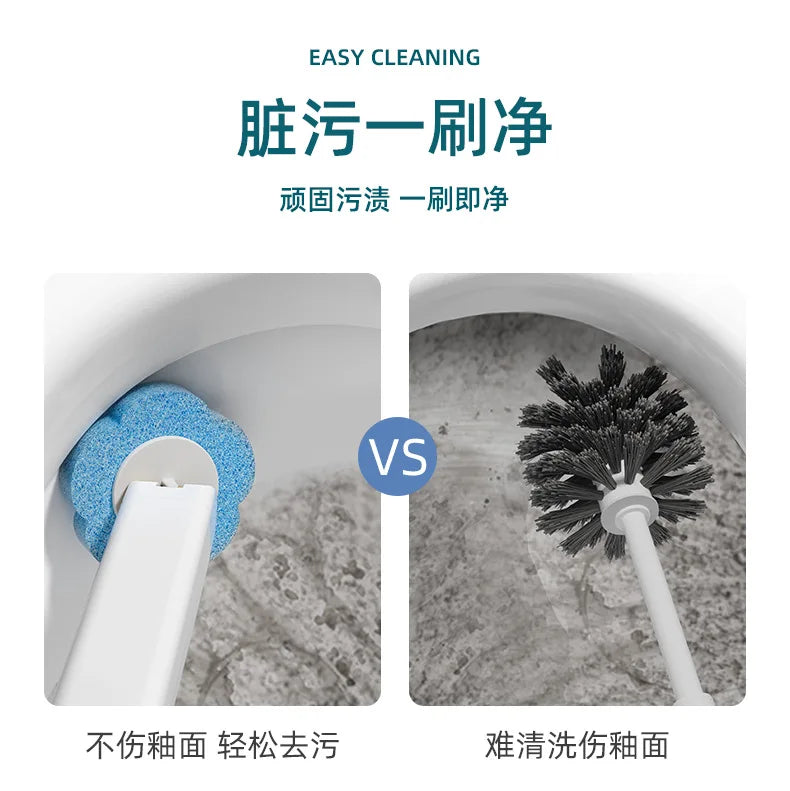 Wall-mounted Disposable Toilet Brush