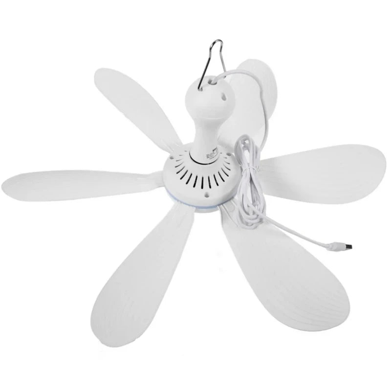 USB Ceiling Detachable Blades Portable Hanging