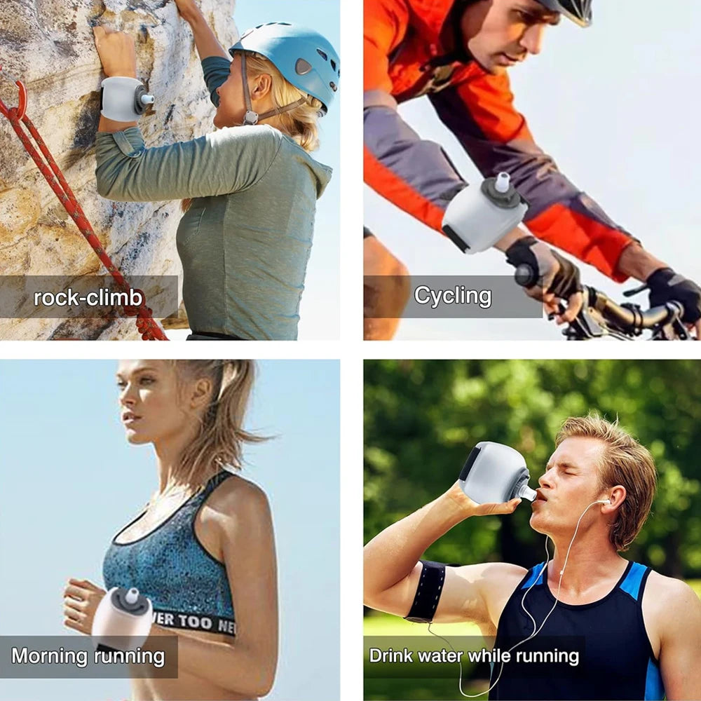 Wearable Silicone Handsfree Wrist Water Bottle