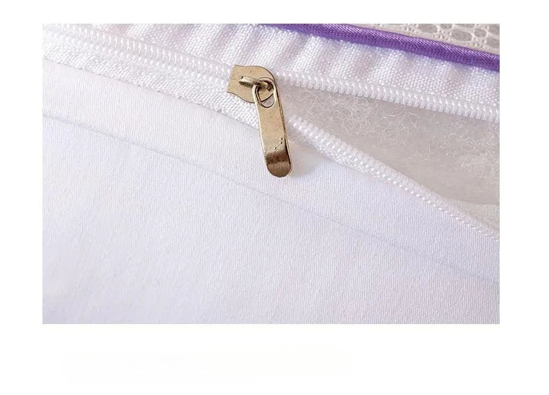 TPE Pectin Feather Pillow Neck Pillows for Sleeping Bed Pillow Pectin Cotton Two-sided Cover Home Textiles Soft Comfort Bedding