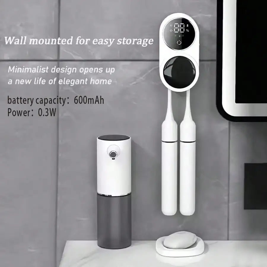 Wall-mounted Smart Toothbrush Holder & Sterilizer