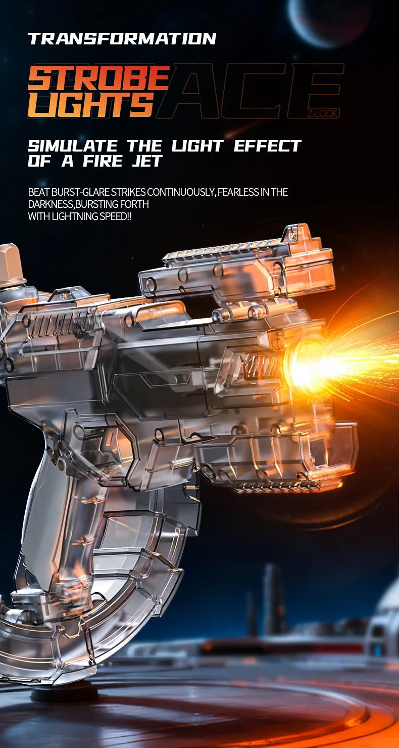 Space Electric Water Gun LED Lights